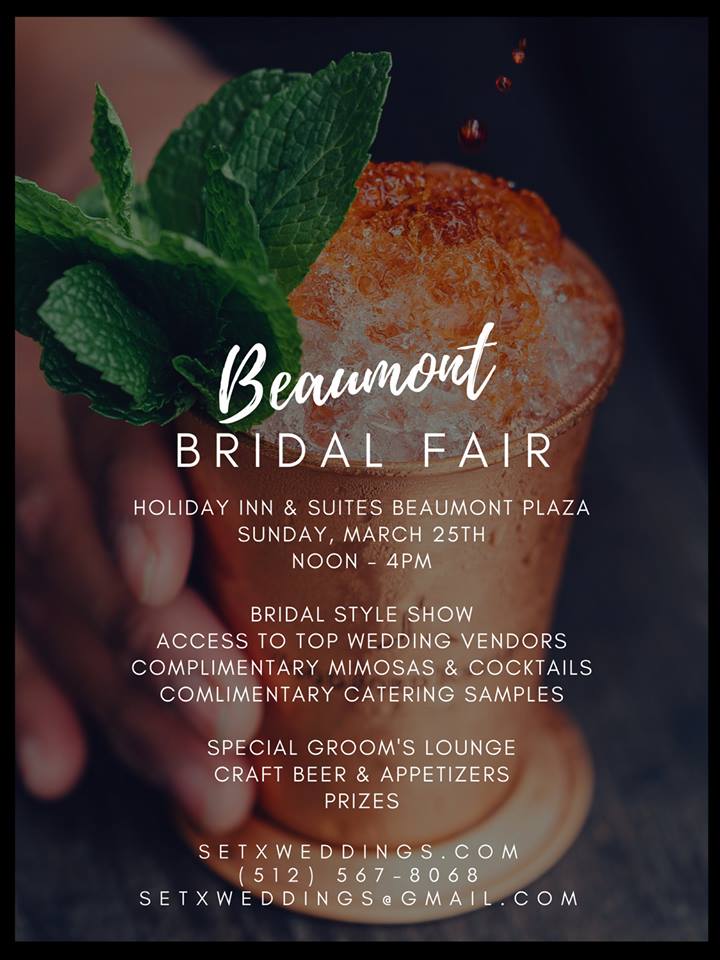 bridal fair Beaumont, Southeast Texas wedding events, Golden Triangle wedding planning, SETX wedding ideas