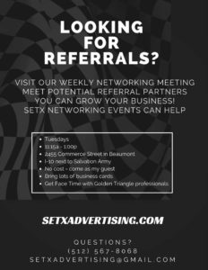 wedding vendors Southeast Texas, SETX wedding professionals, wedding vendors Golden Triangle, networking event Beaumont TX, referral group Southeast Texas