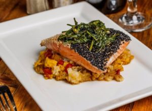 Suga's Deep South Cuisine, salmon Beaumont TX, seafood restaurant Beaumont TX